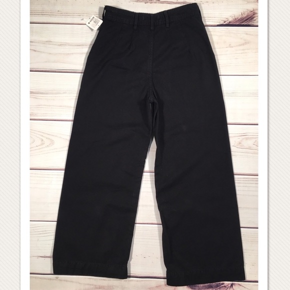 NWT FREE PEOPLE Black Wide Leg Pants Size 26 - Picture 2 of 8